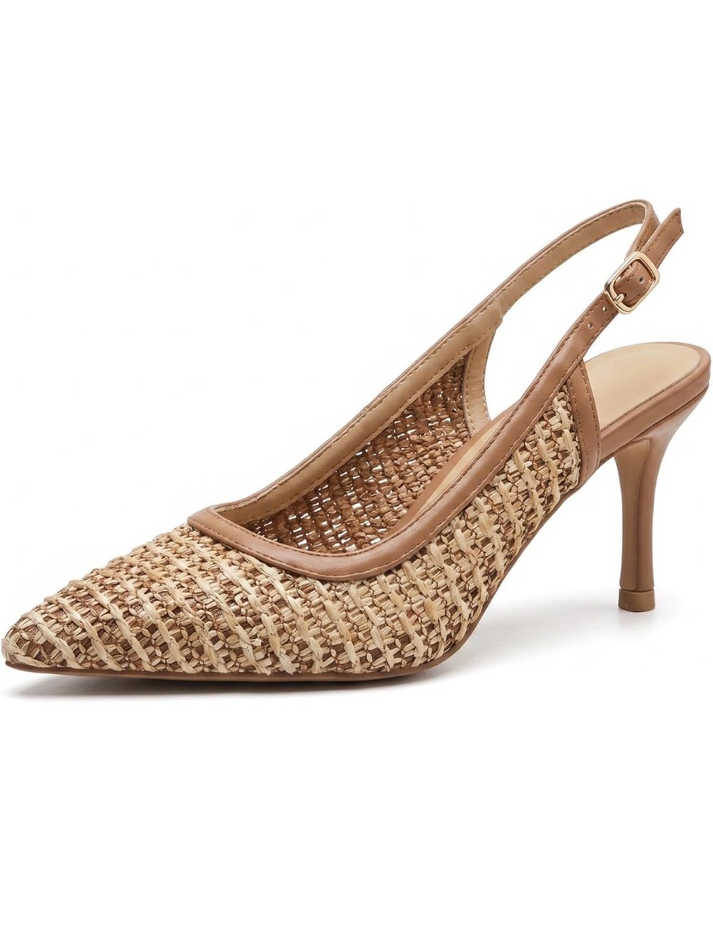 Women’s Woven Slingback Heels